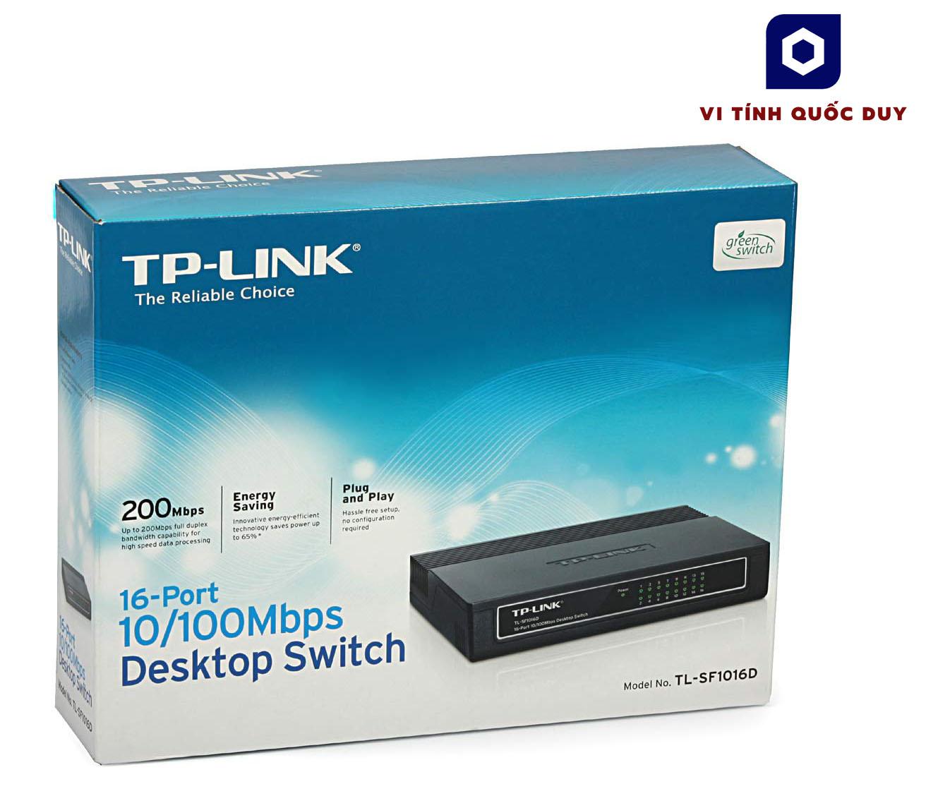 Switch TPlink 16 port SF1016D. Vi Tính Quốc Duy