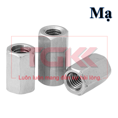 Đai ốc nối mạ kẽm M14-M22