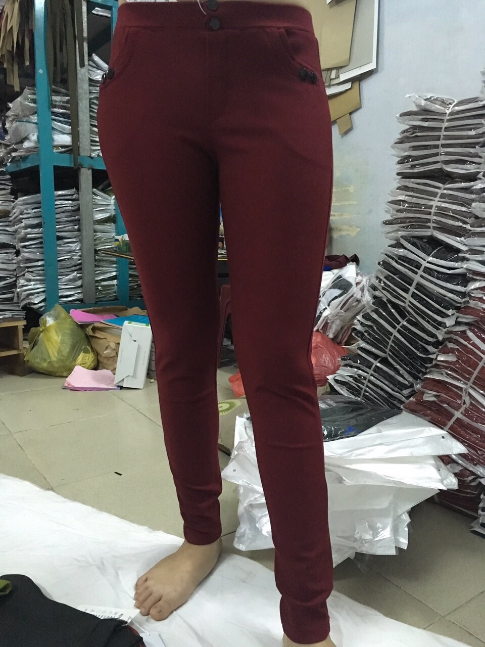 [HCM]Quần cotton 4c dài lưng thun