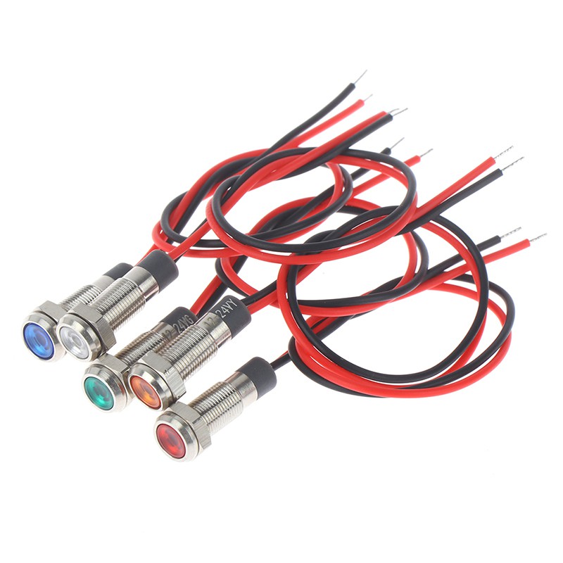 Đèn Led Cảnh Báo Chống Nước 5mm 24v 220v