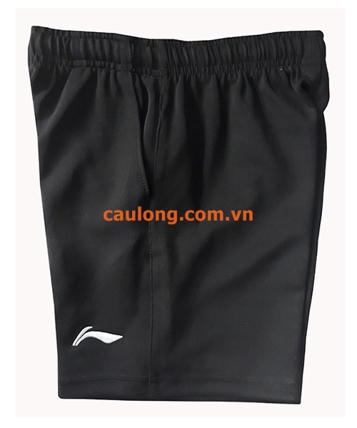 Quần Short Cầu Lông Nữ Lining Màu Đen Trơn