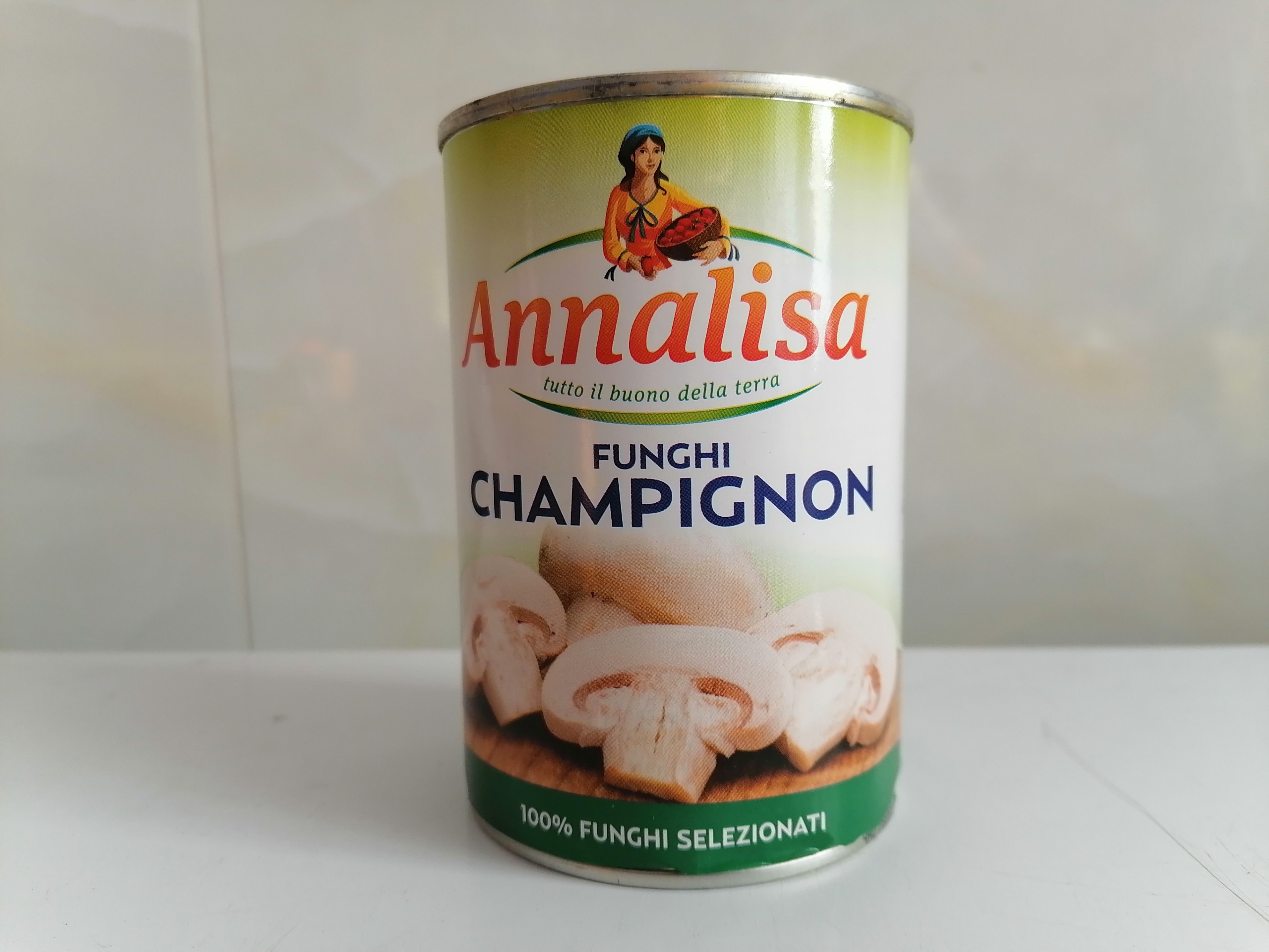 [400g] NẤM MỠ CẮT LÁT [Italia] ANNALISA (Agaricus bisporus) Champignons (tgc-hk)