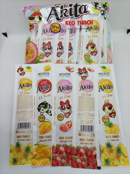 COMBO 1 THẠCH AKITA DÀI 800G + 1 THẠCH ZAI YOGURT 400G + 1 THẠCH CHAI COCA 480G hoặc OTO - 109K