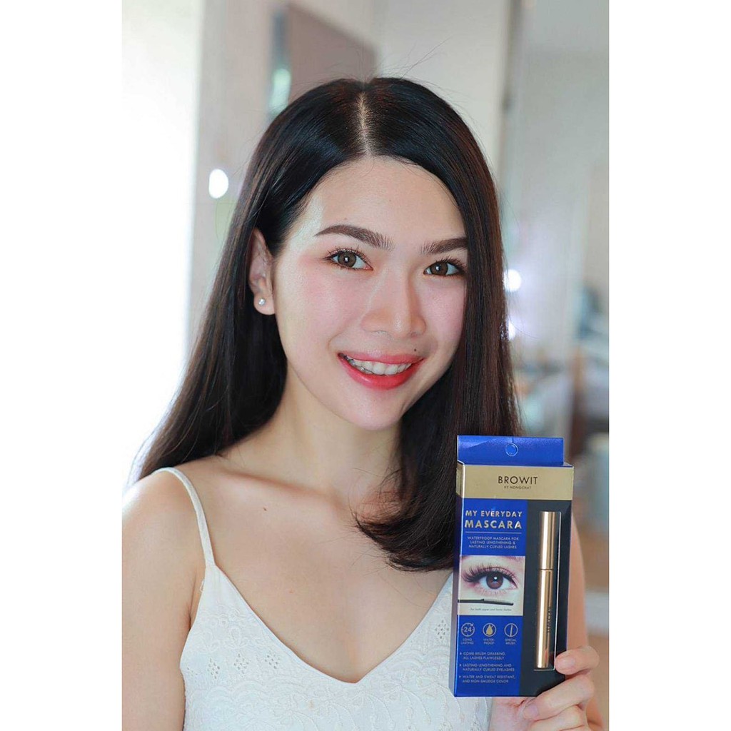 [Thái Lan] Mascara Nongchat  Browit Thái Lan làm dày dài cong mi