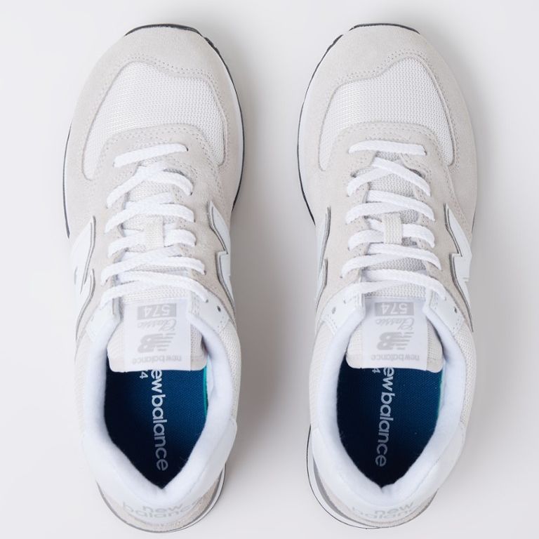 Giày Sneaker Nam Nữ NB 574 Sữa Chữ Trắng (fullbox+tặng hộp bảo vệ box)