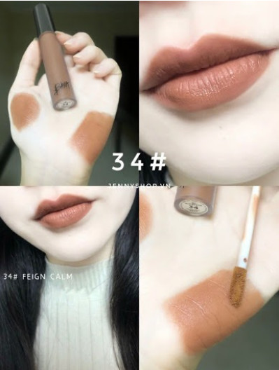 Son kem lì bbia 25 màu đỏ nâu đất bbia màu 38 bbia last velvet lip tint asia edition - em xinh tươi