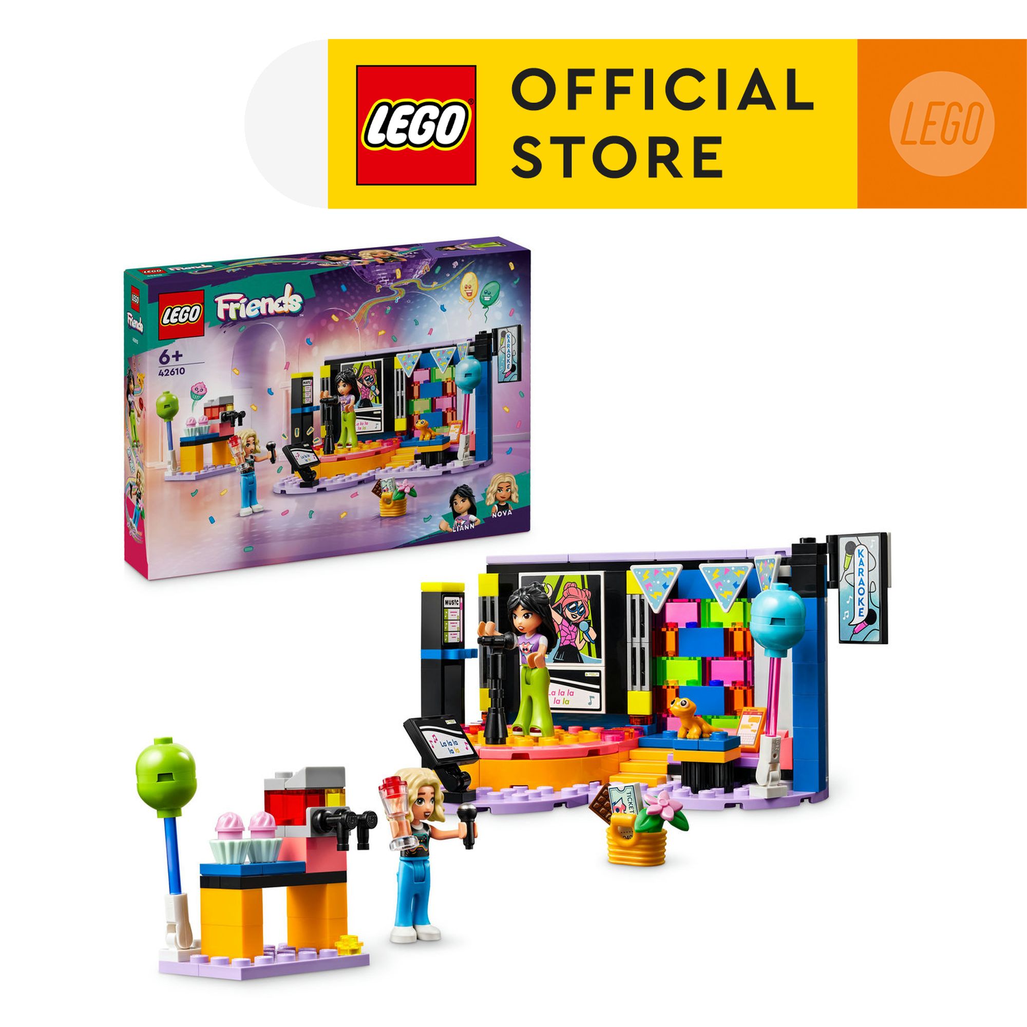 LEGO FRIENDS 42610 Đồ chơi lắp ráp Phòng hát karaoke (196 chi tiết)