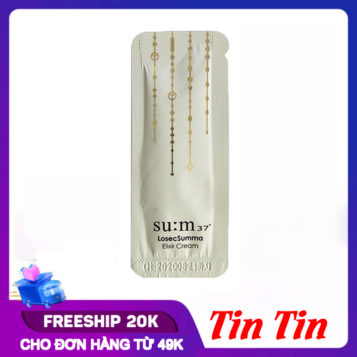 Kem dưỡng tái sinh da, mờ vết thâm su:m37 losec summa elixir cream 1ml