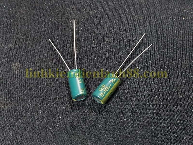 10 Cái Tụ Hóa 100uf 25v Mới !