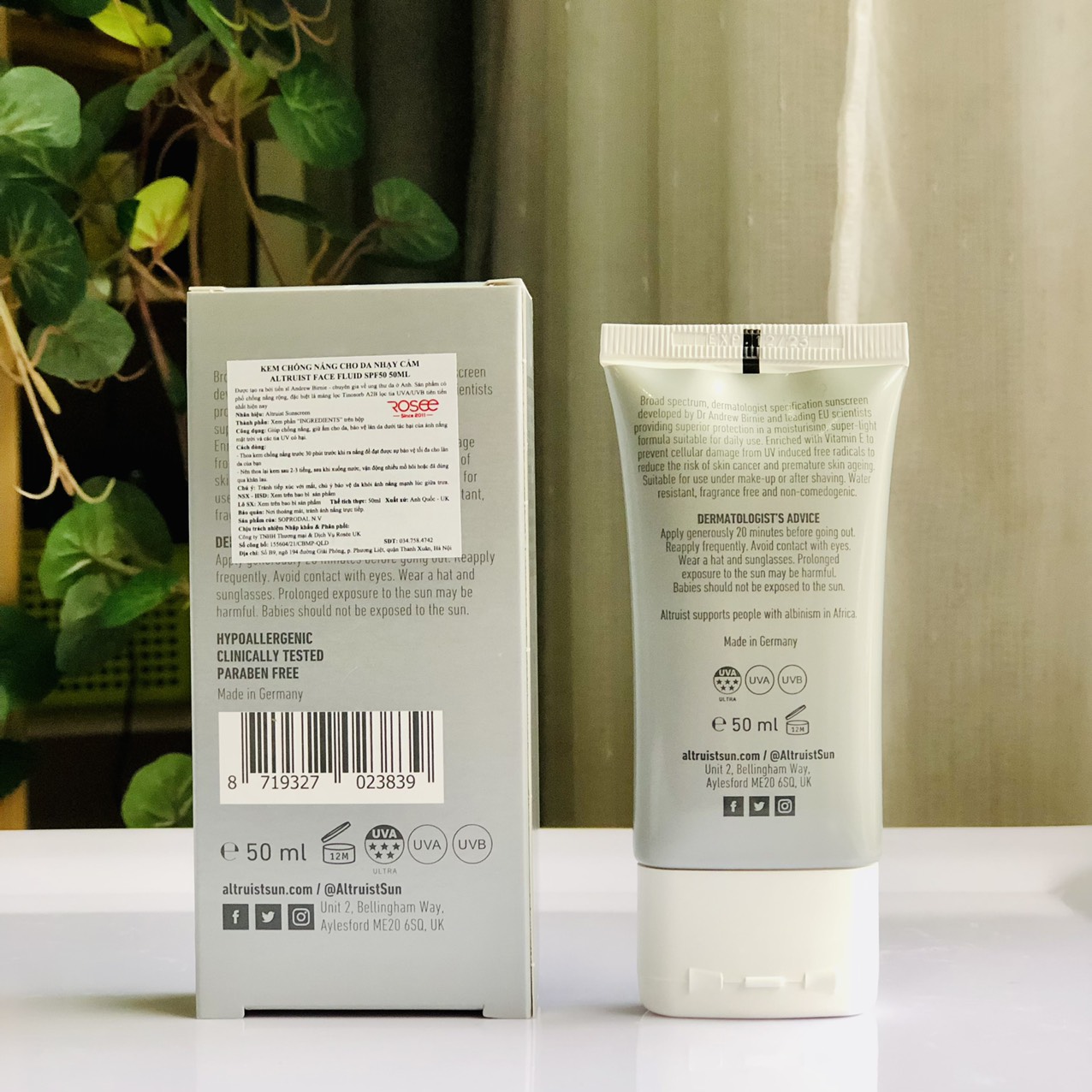 Kem chống nắng Altruist Dermatologist Suncreen