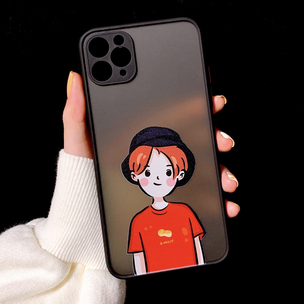 Ốp Lưng Nhám Chống Sock, Va Đập Bảo Vệ Camera Couple Cặp Đôi