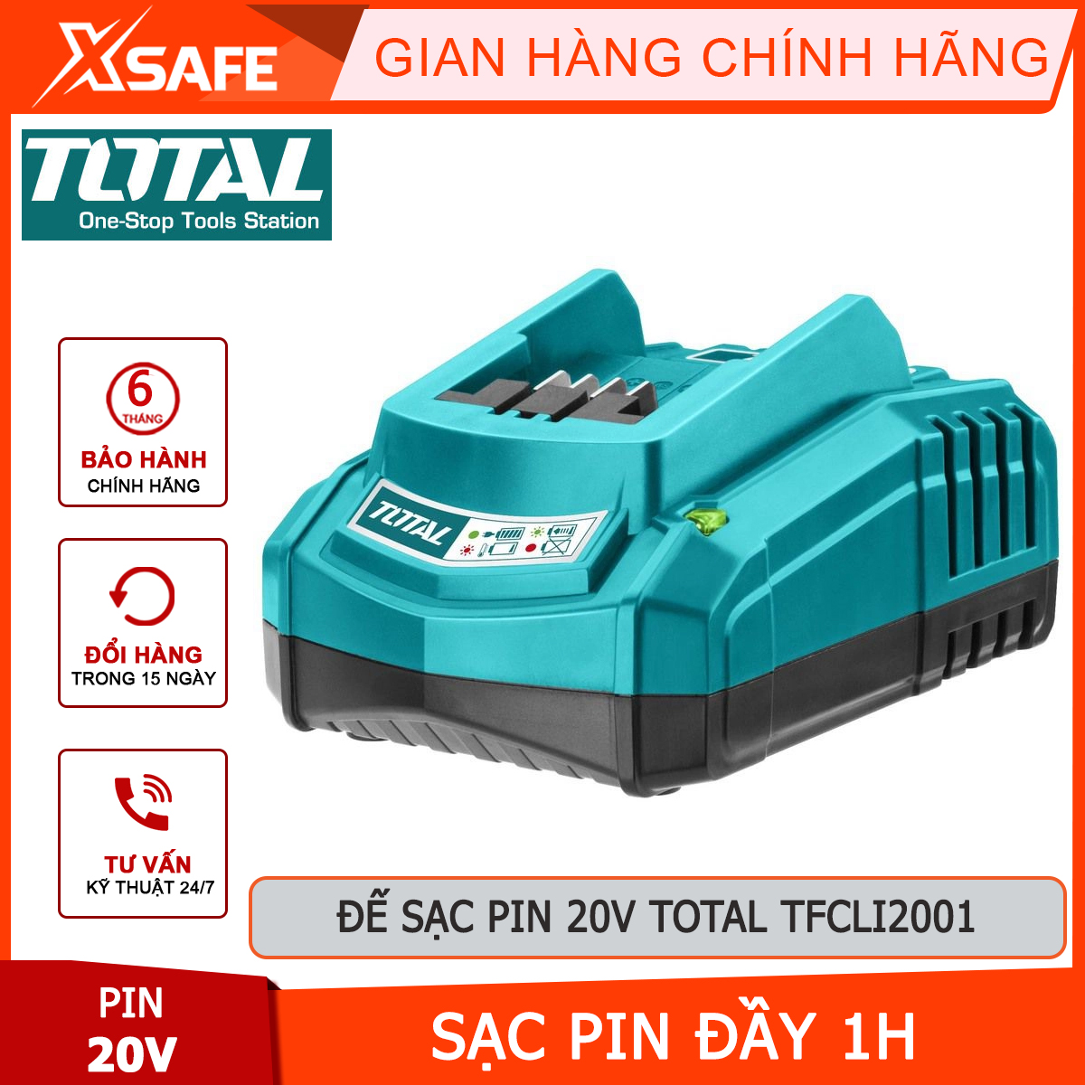 Total tfcli2001 battery charger