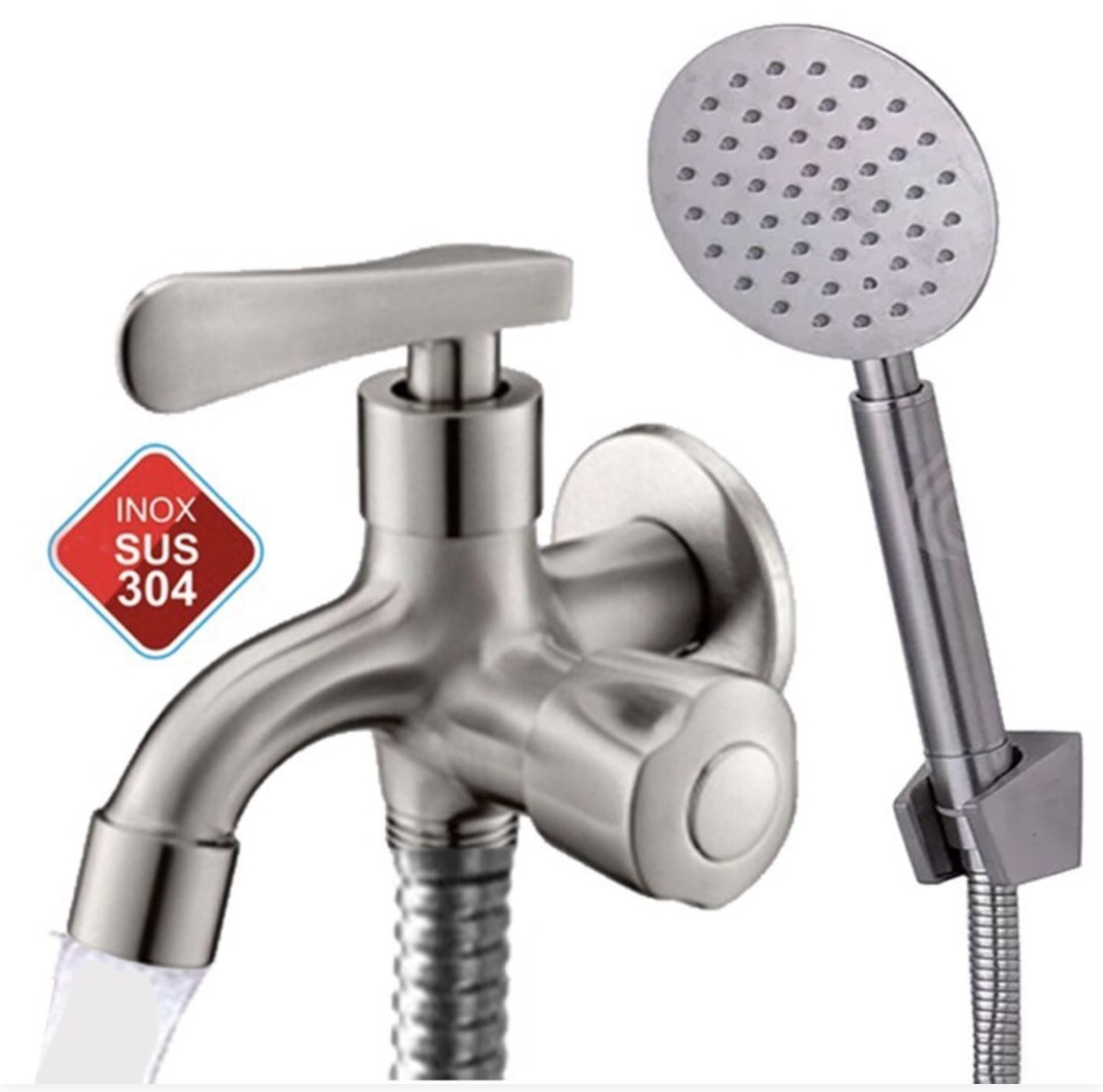 [HCM]Bộ củ sen tắm lạnh inox 304