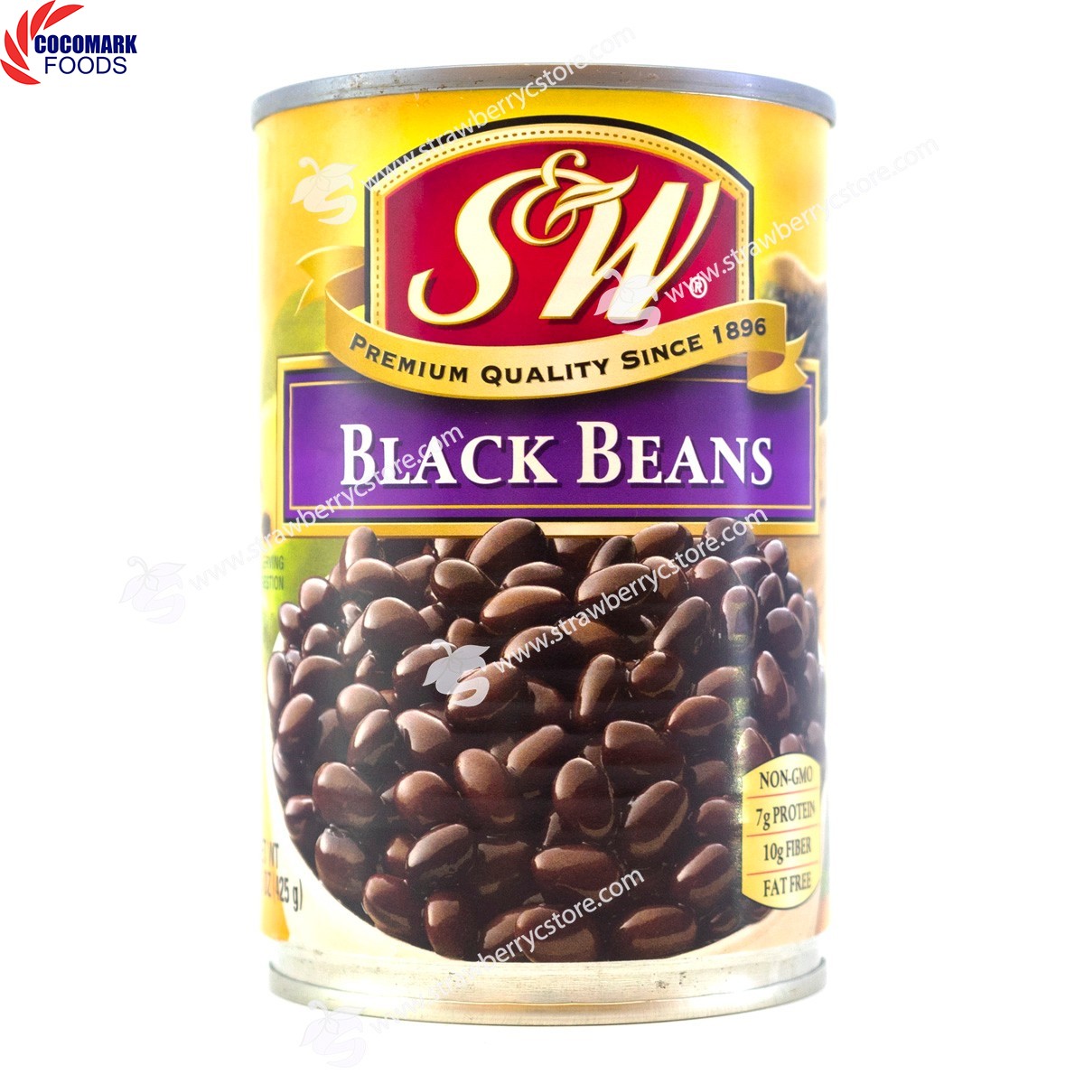 Đậu đen đóng hộp hiệu S&W Black Beans 425g