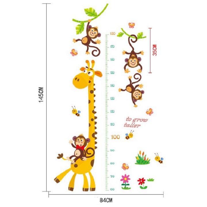 [HCM]Decal đo chiều cao cho bé