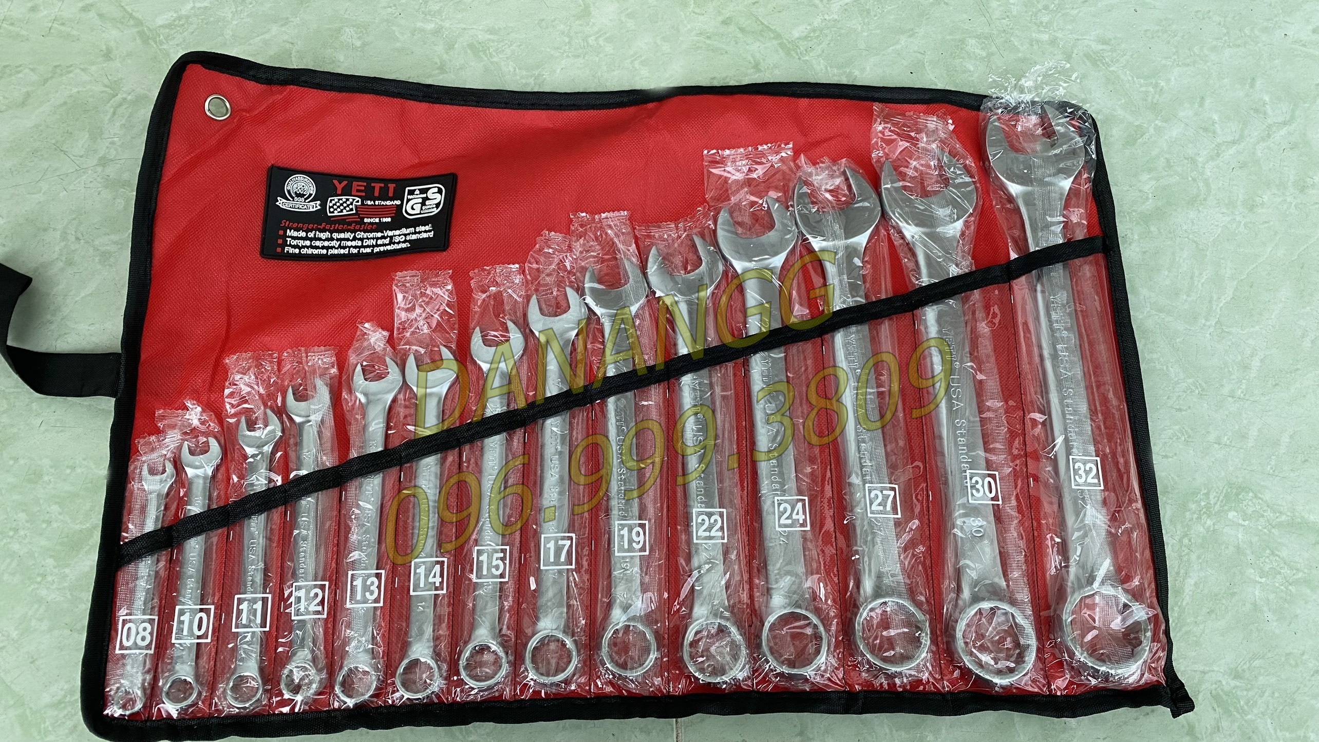 Bộ cờ lê yeti USA 8 - 32