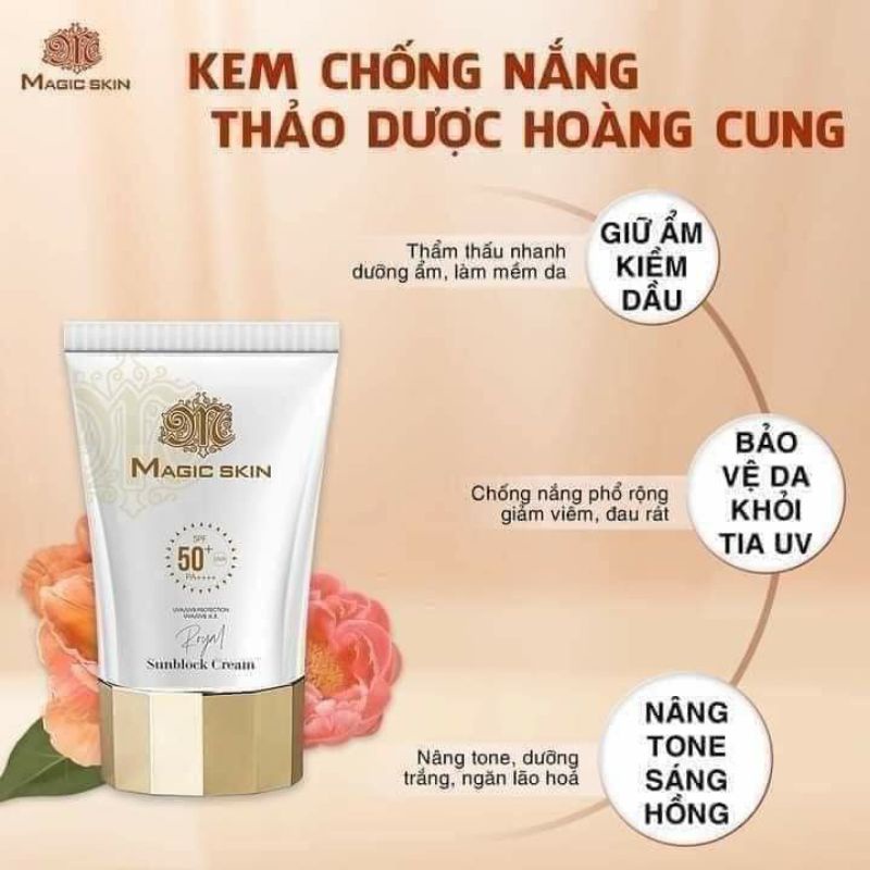 Kem chống nắng Magic skin (size 50ml)
