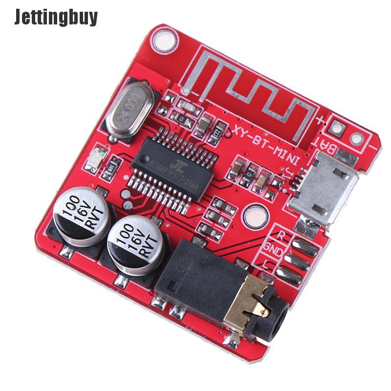 Jettingbuy 3.7-5v wireless bluetooth mp3 decoder board lossless decoding module tf card