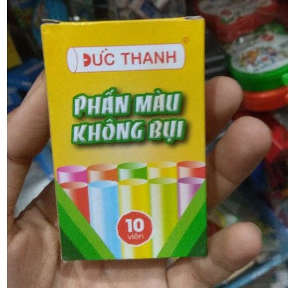 Hộp 10 viên Phấn màu không bụi Đức Thanh