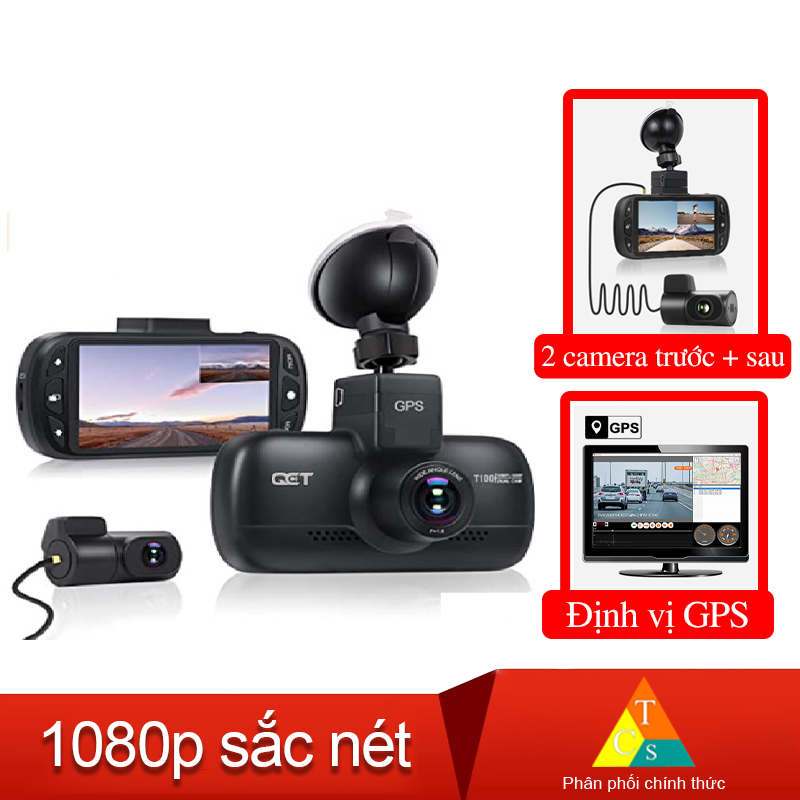 CAMERA HÀNH TRÌNH CHO Ô TÔ QCT (camera trước + sau) I BH 12 tháng