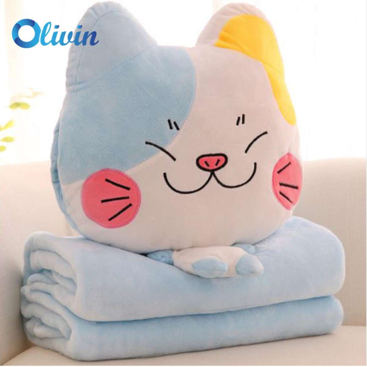 Bộ chăn gối văn phòng hình thú