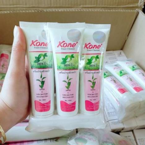 [ Chính hãng ] sữa rửa mặt kone 100gr Thái lan ( nghệ, trà xanh, hoa hồng)