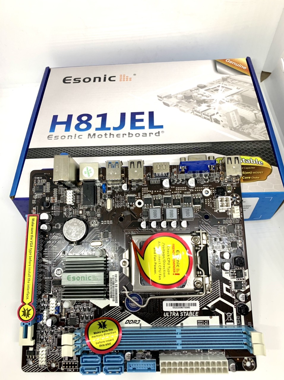 Mainboard H81 Esonic mới 100% bảo hành 3 năm