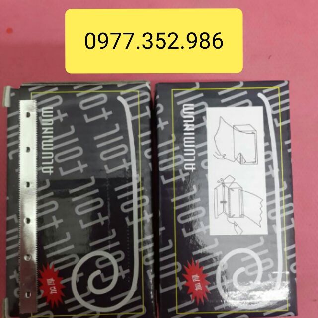 Giấy bạc quấn ủ phá gel loại có lưỡi cắt