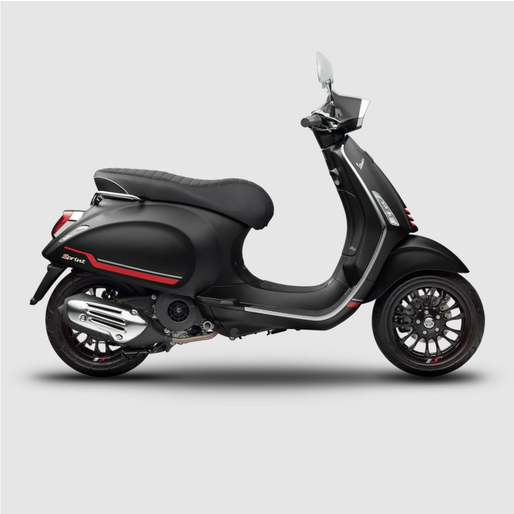 Xe Máy Vespa Sprint S 150 ABS Màu Đen Nhám