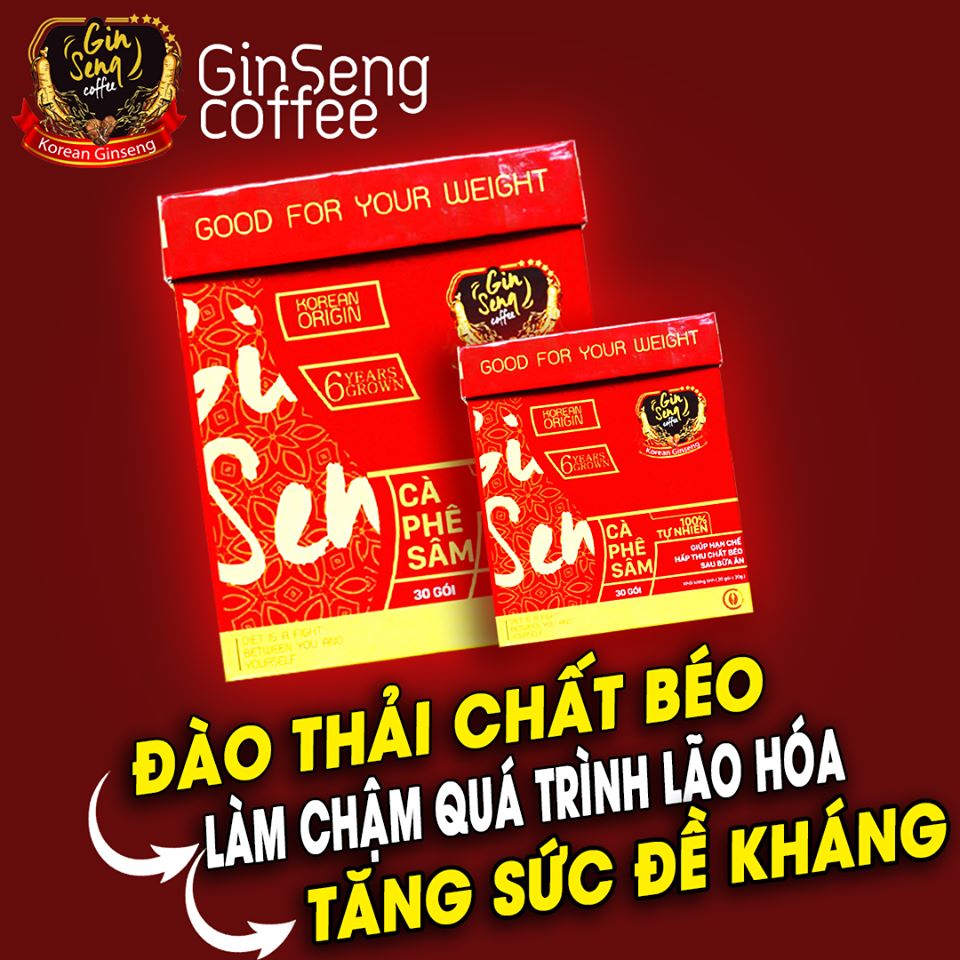 Thực Phẩm Giảm Cân - Cà Phê Sâm Ginseng