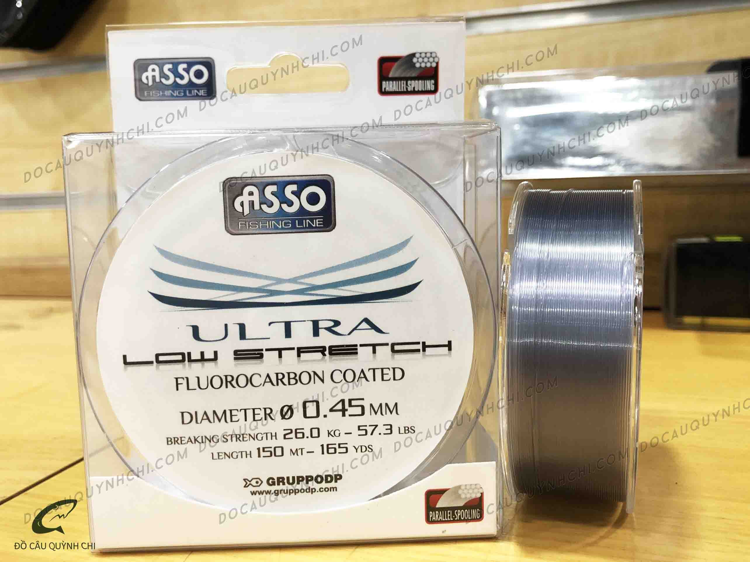 CƯỚC ASSO: ULTRA LOW STRETCH (100m - 150m) [Đồ câu Quỳnh Chi - Minh HG]