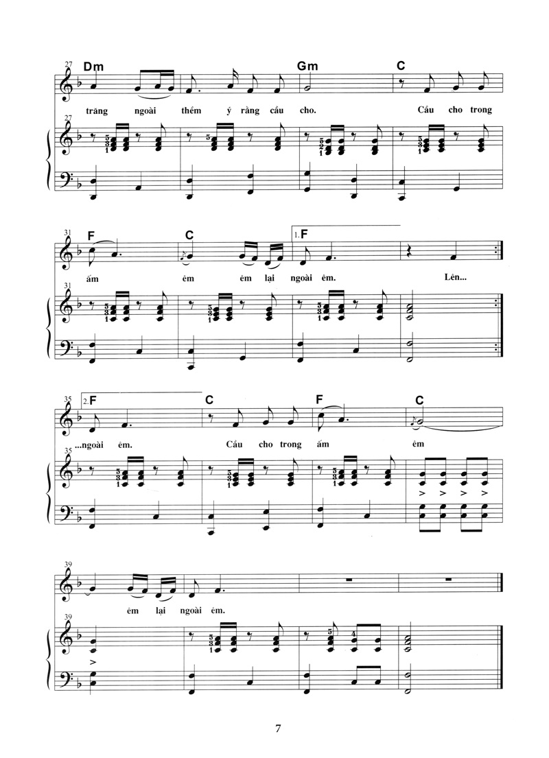 Thực Hành Đệm Piano - Chủ đề : Ca Khúc Thiếu Nhi - Phần 2