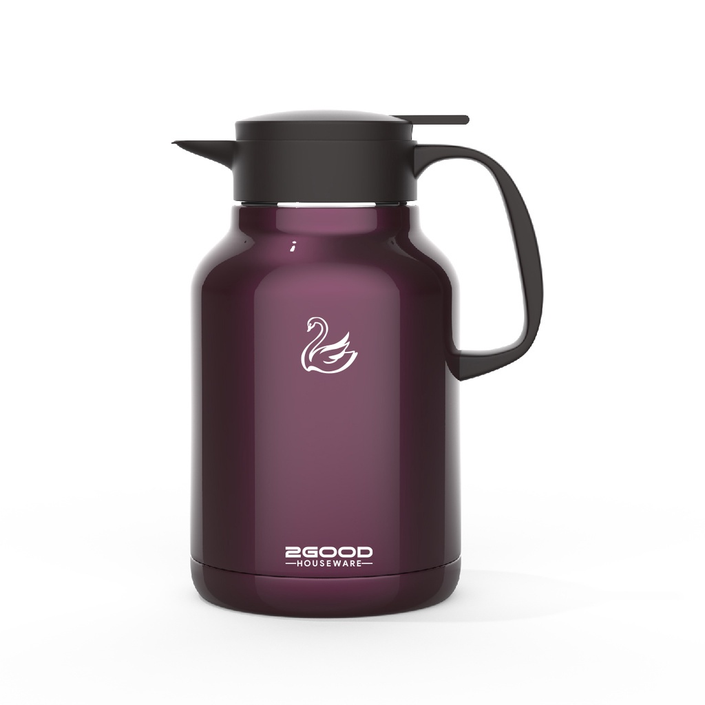 Phích Pha Trà Bình Giữ Nhiệt 2GOOD FLASK B16 (1.8L) (Giữ nhiệt 24h, chống vỡ, thiết kế đẹp, màu sắc đẹp) - Befoyo