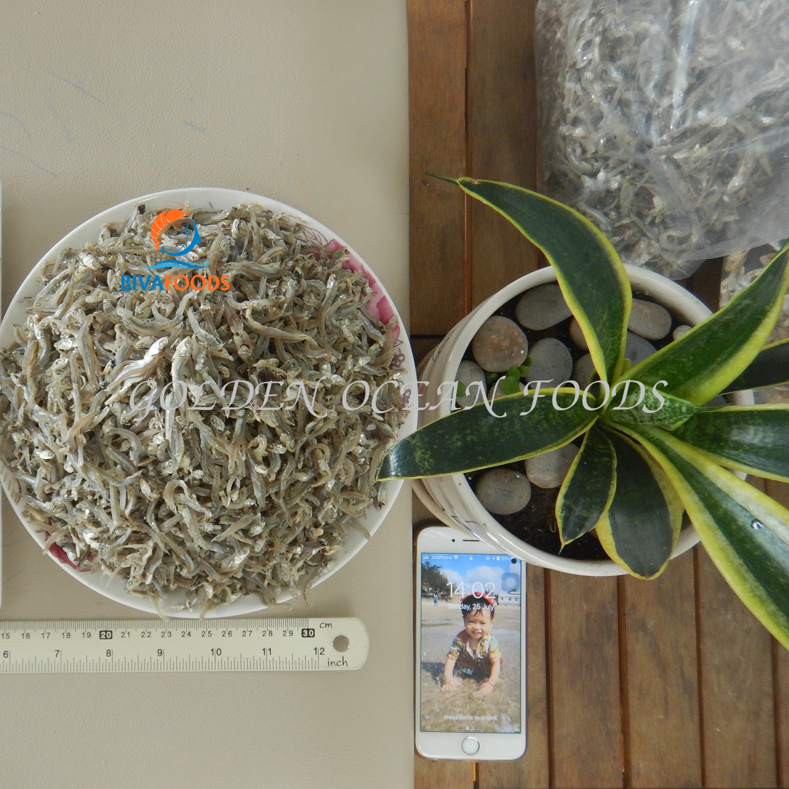 Khô cá cơm nguyên con – 1/3cm/con - thực phẩm biển vàng