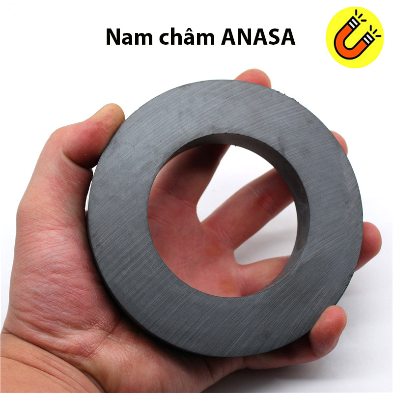 Nam châm đen có lỗ nhiều kích thước Ferrite