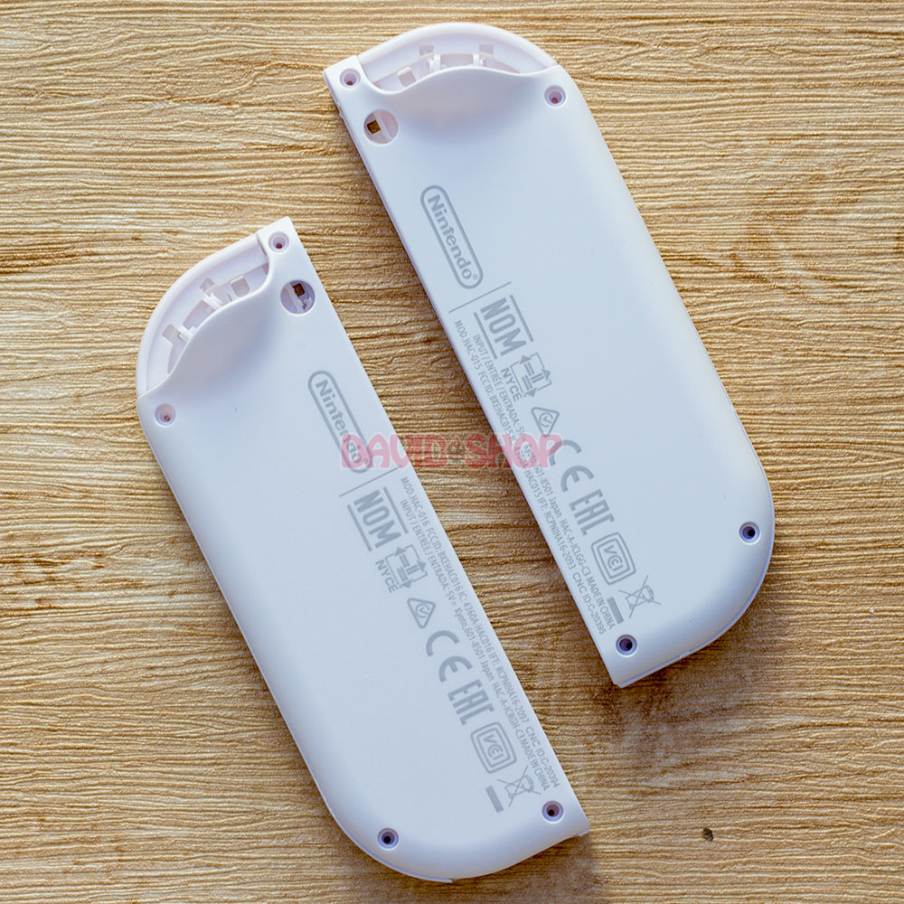 Cặp vỏ Joy-Con màu Trắng chất lượng cao cho Nintendo Switch, Nintendo Switch OLED