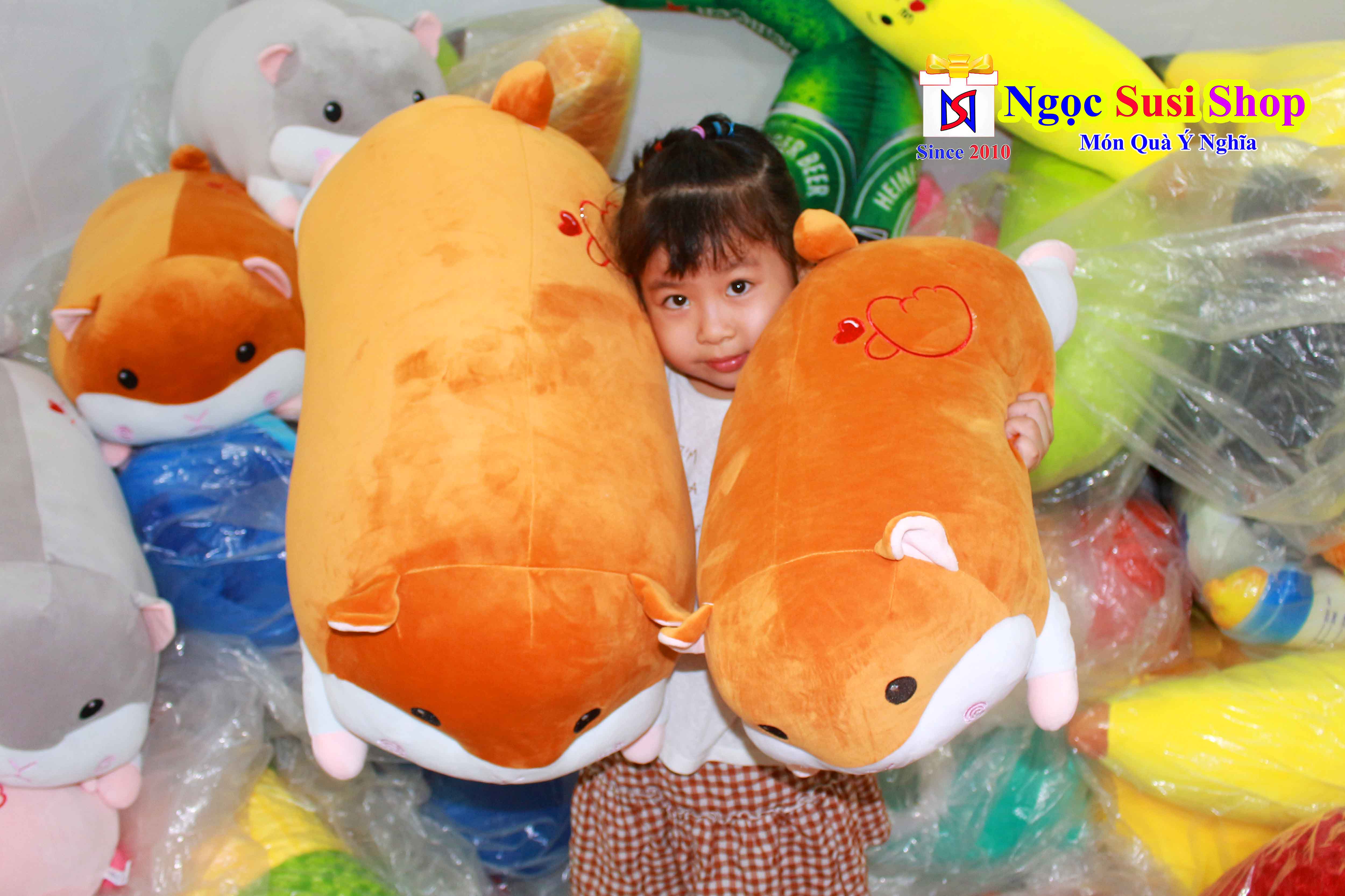 GẤU BÔNG CHUỘT HAMSTER SIÊU MỀM MỊN KHỔNG LỒ