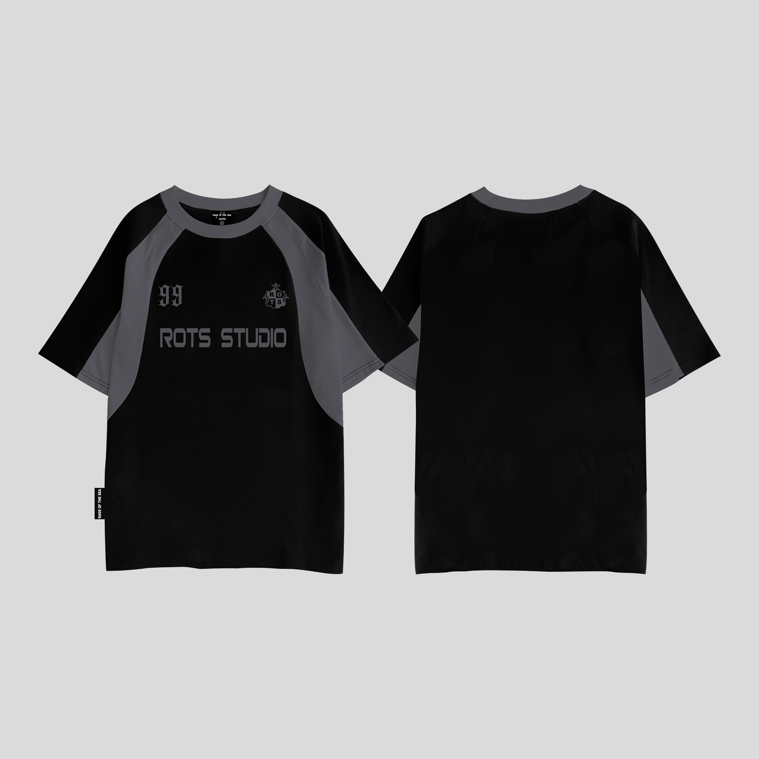 ÁO THUN/T-SHIRT UNISEX FORM ÂU RAGE OF THE SEA "CODITIONAL OF ROTS STUDIO"