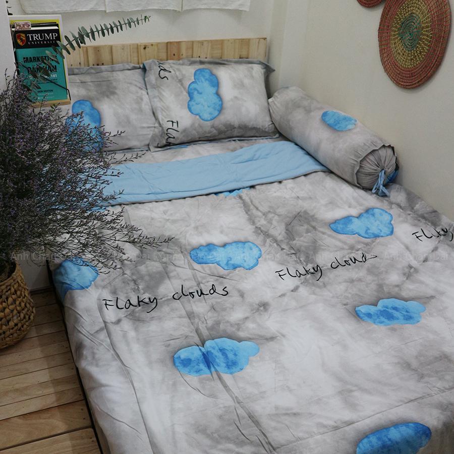 Bộ Ga Gối Cotton Đũi Hàn Quốc - ACD 011