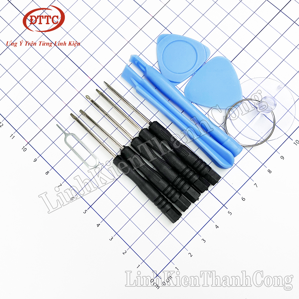 Bộ dụng cụ 11 món sửa chữa điện thoại đa năng