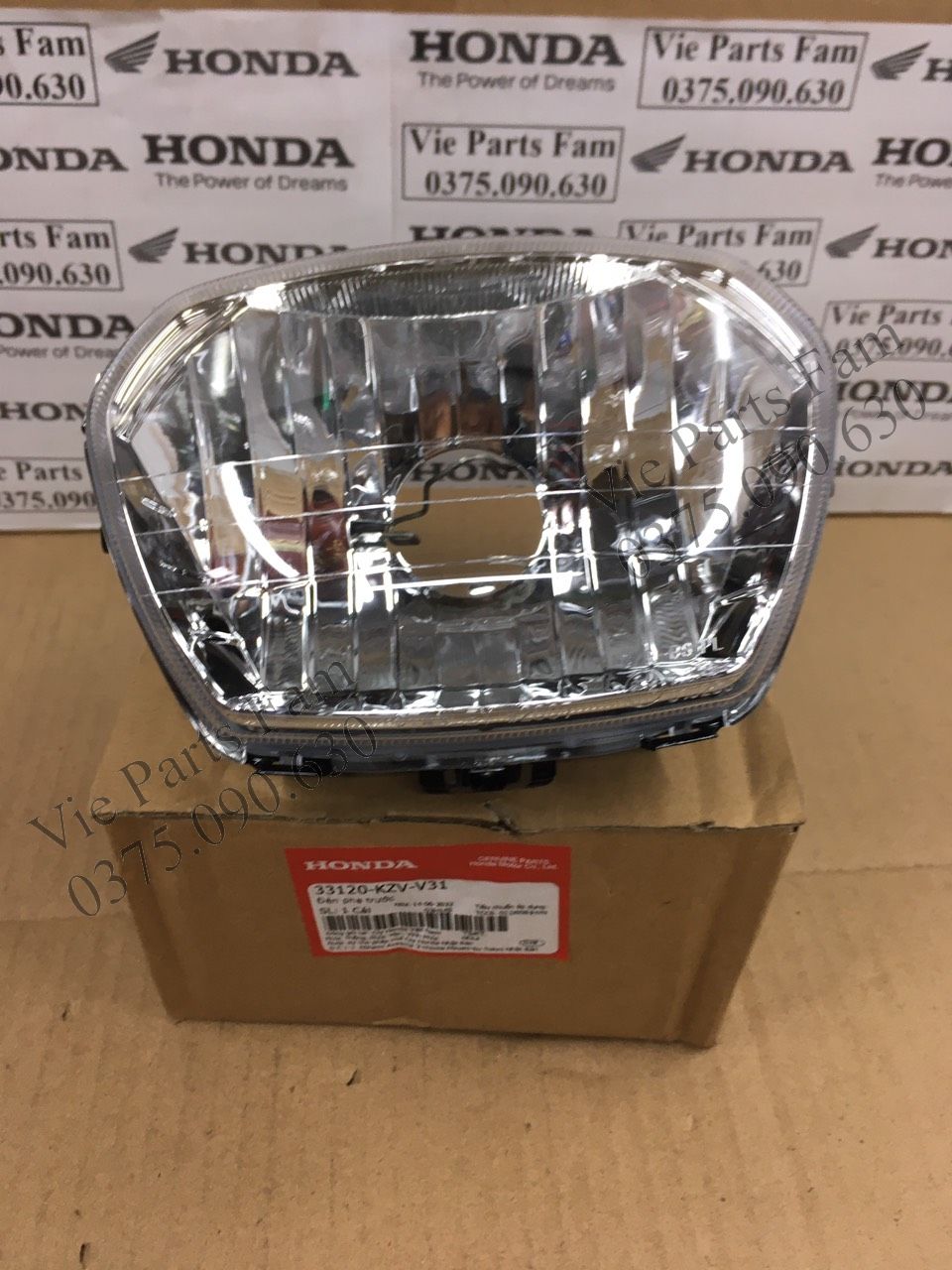 Đèn pha Dream 110, hàng din honda mới 100%