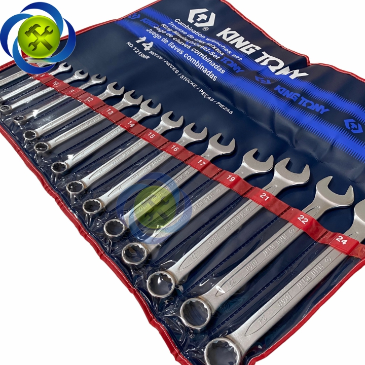 Bộ cờ lê vòng miệng Kingtony 1215MR 14 chi tiết