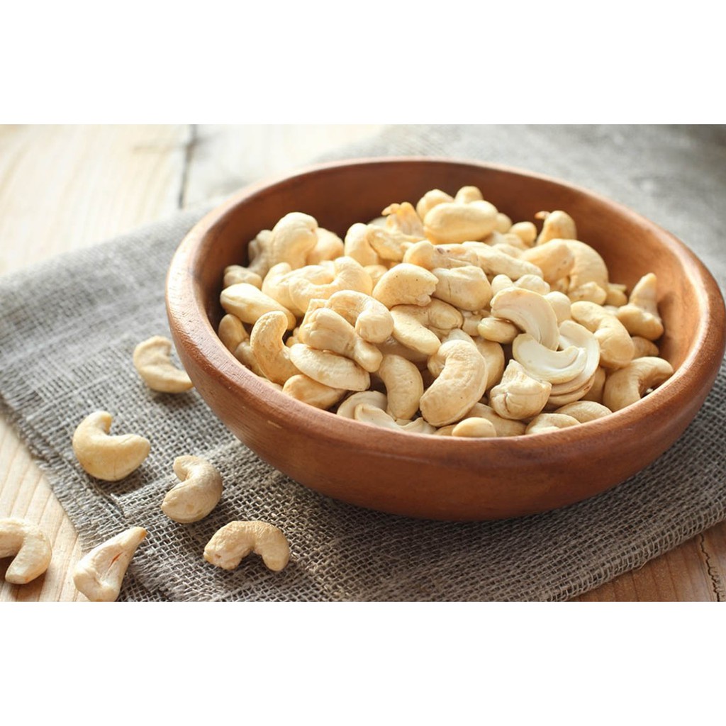 500Gram Hạt điều sữa bình phước bể đôi ( Sống và Chín)