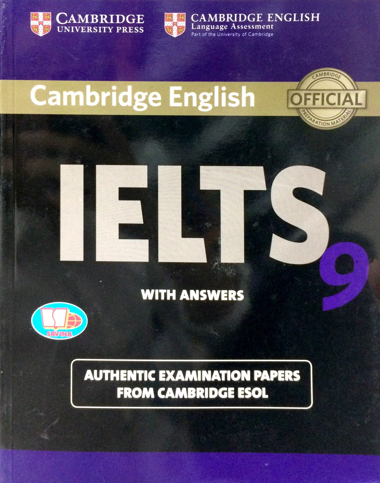Sách Fahasa - Cambridge Ielts 9 With Answers (Savina)