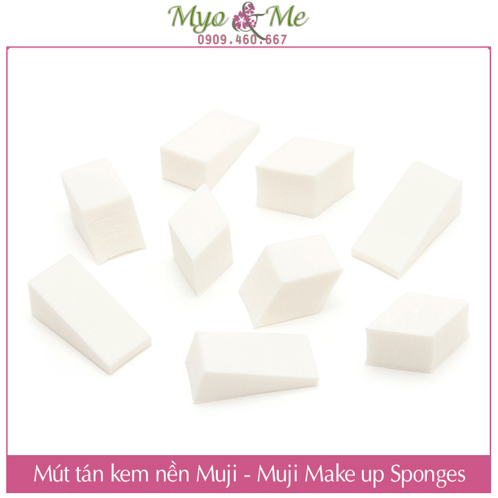Mút tán kem nền Muji - Make up Sponges miếng lẻ