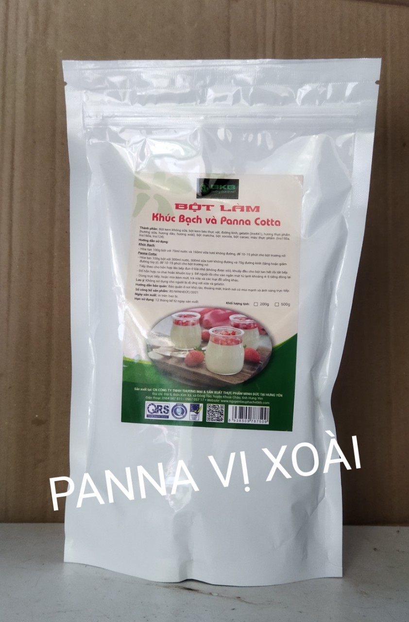 BỘT LÀM CHÈ KHÚC BẠCH -  PANNA COTTA 1KG