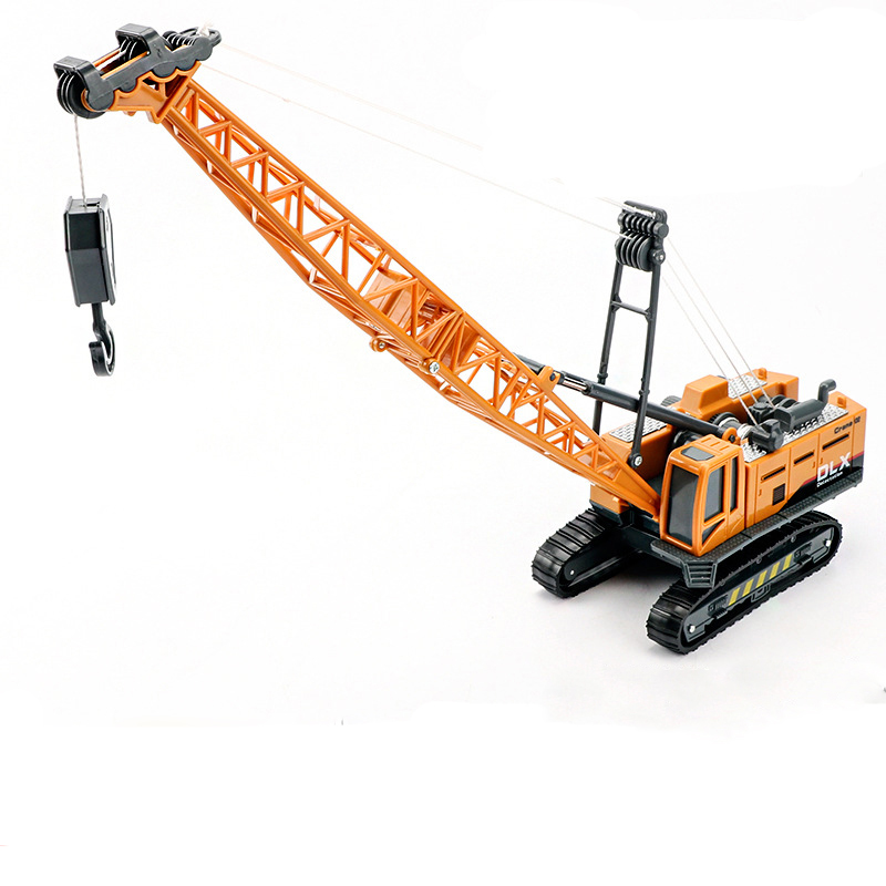 Xe đồ chơi cho bé xe cần cẩu chờ hàng kích thước lớn, chất liệu nhựa an toàn, dây ròng rọc điều khiển tăng khả năng quan sát và học hỏi của bé