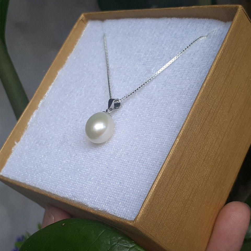 Dây Chuyền Ngọc Trai Kiểu Giọt Có Nhiều Màu để Lựa Chọn