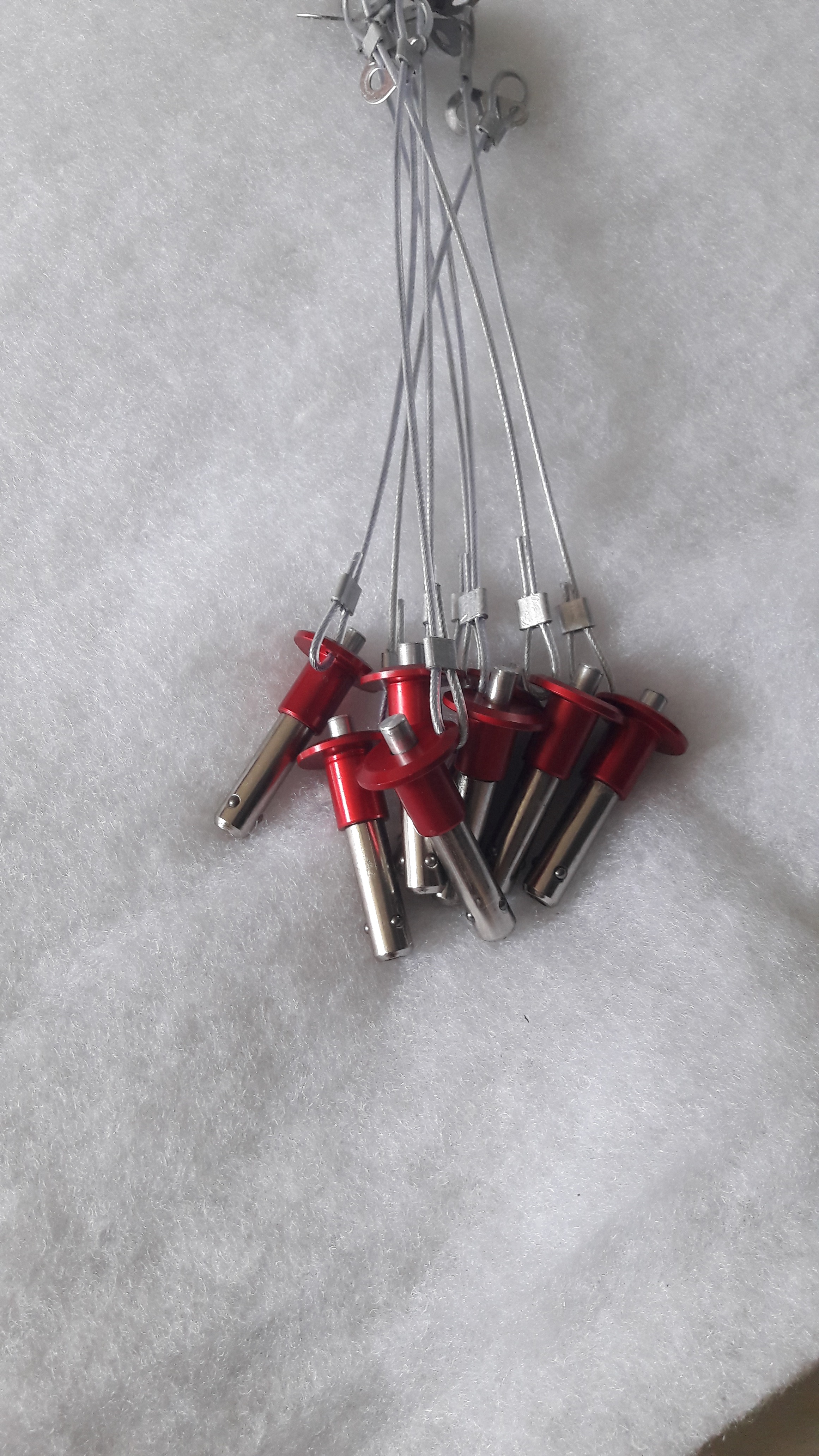 CHỐT ARRAY 10 LI 3 BI MÀU ĐỎ BỀN VÀ CHẮC 8 CÁI