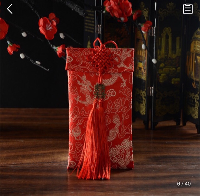 Bao Lì Xì Vải Gấm
